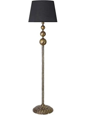 Eskitme 3 Lü Küre Lambader Siyah