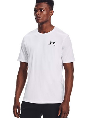 Under Armour Ua M Sportstyle Lc Ss Erkek Günlük Tişört 1326799-100 Beyaz