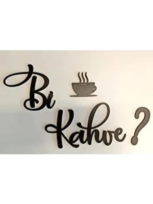 Bi Kahve Ahşap Dekoratif Mutfak Duvar Tablosu Bi Kahve Dekoratif Tablo