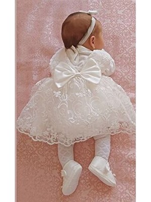 Kız Elbise Seti Yeni Doğan - Hastane Çıkışı ve Mevlütlük Takım ( 0-6 Ay)