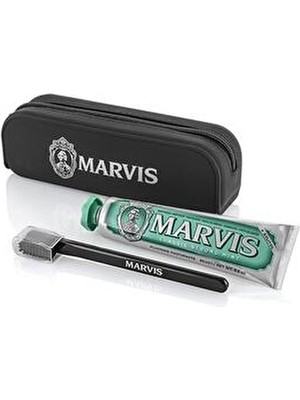 Classic Strong Mint Yoğun Naneli Diş Macunu 85 ml + Orta Sert Diş Fırçası 2 Li Avantajlı Set