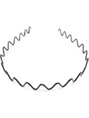 Sermet Süs Dünyası Zikzak Metal Taç Polyester Materyal Kadın ve Erkek Sporcu Aksesuarı Şık Tasarım