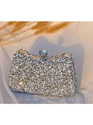 Abiye Iri Taşlı Çanta