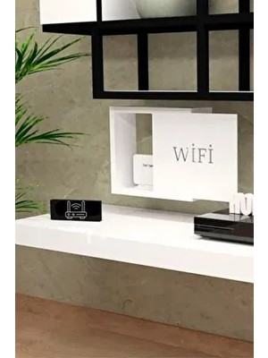 Wifi Yazı Desenli Modem/sigorta Saklama Kutusu, 40CM x 33CM