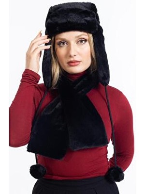 Çantadepo Peluş Kalpak Atıkılı Takım