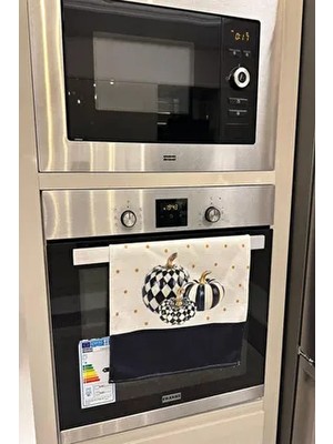 Dekomod Dekoratif Mutfak Pamuklu Fırın Havlusu 35X50 cm Yıkanabilir Pamuklu Ürün Desenli Damalı Model