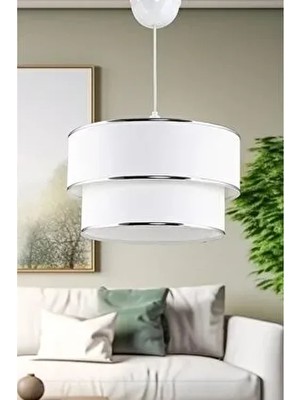 Polle Kumaş Başlıklı Modern Pasta Avize Yatak Odası ve Çocuk Odası İçin Şık Aydınlatma