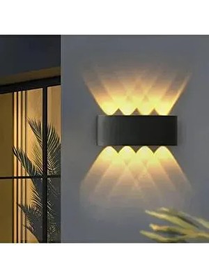 15W 1500 Lm 3200K 4 Ledli Çift Yönlü Kapri LED Aplik CT-8013