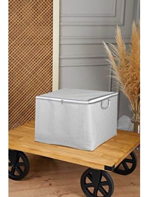 Mini Boy Gri Benekli Kıyafet / Nevresim Hurcu - 45X40X30 cm