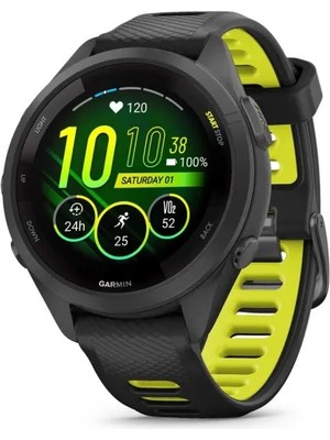 Garmin Garmin Forerunner 265S Siyah Sarı (Garmin Türkiye)