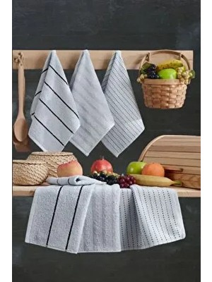 Seher 6'lı Mutfak ve El&yüz Havlu Seti 30X50 cm