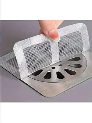 5 Adet Gider Kapatıcı Pislik Tutucu Kendinden Yapışkanlı Gider Kapağı 5 Adet Bhl