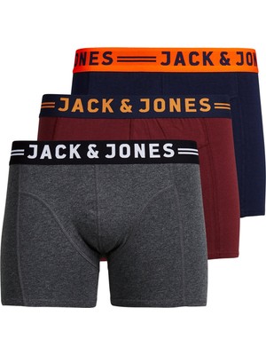 Jack & Jones Jack&Jones Lichfield 3'lü Paket Erkek İç Çamaşır 12113943