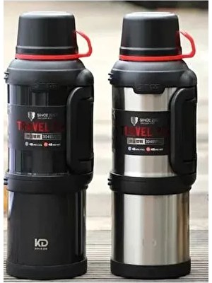 12 Kişilik Çay Termosu 4 Litre 12 Saat Sıcak/soğuk Yalıtımlı Vakumlu Paslanmaz Aile Boy Çelik Içe