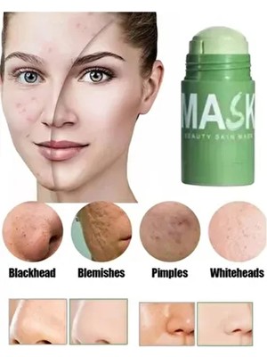Sibelon Premium Yeşil Çay Özlü Yüz Maskesi 40 ml Organik Özelliklerle Siyah Nokta ve Kusur Giderici