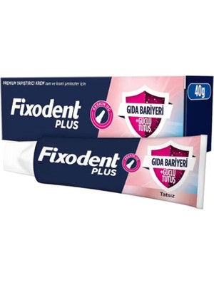 Fixodent Plus Protez Yapıştırıcı Gıda Bariyeri 40G Uzun Süreli Kullanım İçin Tasarlandı
