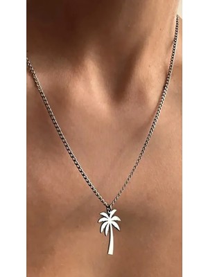 Palmiye Gürmet Kolye 925 Ayar