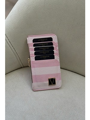 La'graccio Paris Fermuarlı Kadın Kartlık Pudra