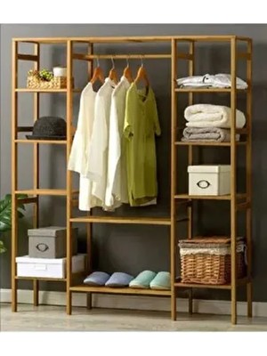 Açık Gardırop Elbise Askılığı 150*140*25