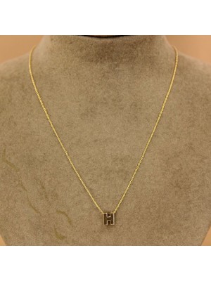 14 Ayar Altın Küçük Boy Harfli Kolyeler