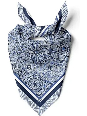 Indıgo Bloom Desen Bandana/fular