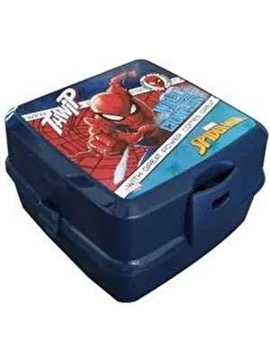 Otto Frocx Spiderman Beslenme Kutusu Mavi Renkli Pratik Kullanım İçin Dayanıklı Materyal