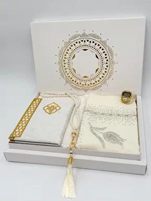 5 Parça Seccade Takımı Çeyizlik Hediyelik Gelin Damat Bohça Seti