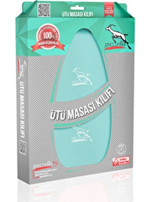 Gazella Gazzella Squad 135X50CM Keçeli Ütü Masası Bezi Turkuaz Renkli 900 Malzeme ile Özel Tasarım