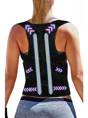 Erkek Kadın Balenli Bel Fıtık Korsesi Bel Düzleşmesi Dik Duruş Korsesi Spor Korse