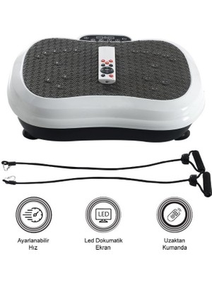 Yüksek Titreşimli Programlı Kumandalı Egzersiz ve Kondisyon Aleti Şekillendirme Sıkılaşma Tüm Vücut Egzersiz Aleti