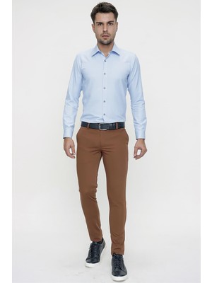 P 1084 Slim Fit Taba Spor Pantolon