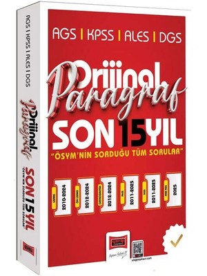 Kpss Meb-Ags Ales Dgs Paragraf Orijinal Çıkmış Sorular Son 15 Yıl