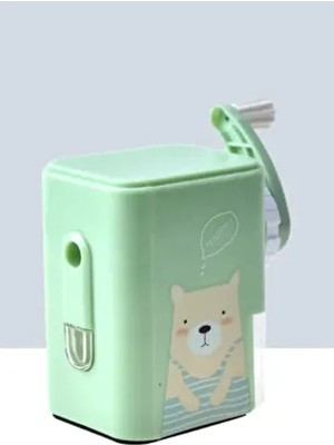 Renkli Resimli Perfect Masaüstü Kollu Kalemtıraş Çöp Çekmeceli LH0070 - Renk Seçenekli 1 Adet