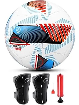 Telvesse 3lü Set Futbol Topu Sert Zemin İçin Kaliteli Sekme Performansı ve Dayanıklı Yapı