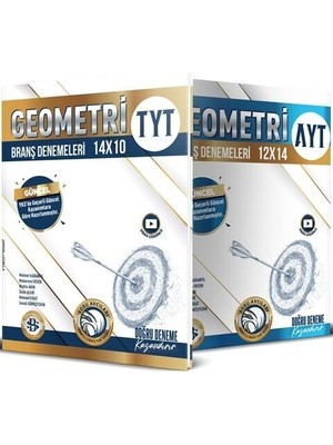 Bilgisarmal 2026 Tyt Ayt Geometri 12 x 14 Branş Denemeleri