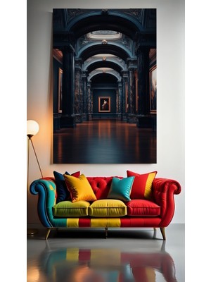Özkacar Group Karanlıkla Harman Mimari Ev Duvar Salon Güzellik Salonu Ofis Dükkan Dekarasyon Kanvas Tablo