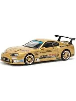 Pop Race GT300 Supra Gold 1:64 Model Araba1