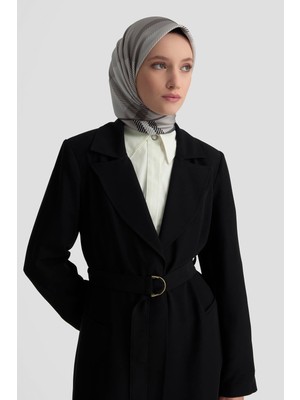 Armine Kemerli Ceket 25K5103 Siyah
