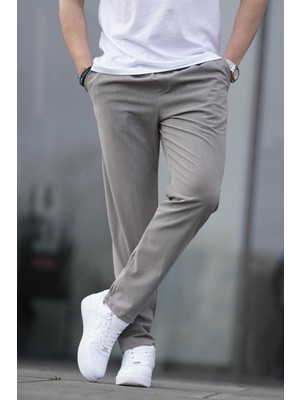 Haki Düz Paça Erkek Pantolon 6530