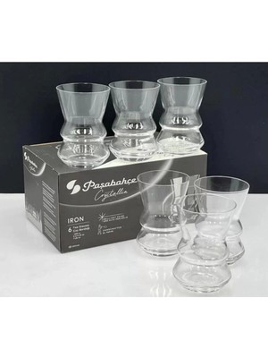 Paşabahçe 22719  Iron Kristal Çay Bardağı 6'lı