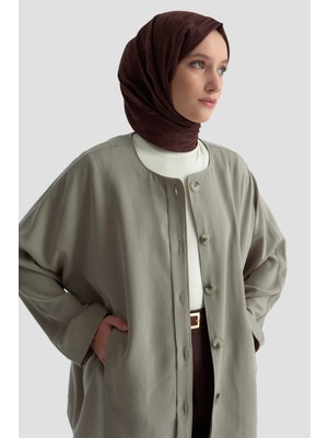 Armine Yarasa Kol Ceket 25KD1107 Vizon