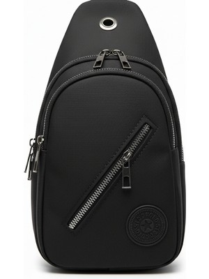 Wolını Kadın Çapraz Fermuarlı Göğüs Çantası