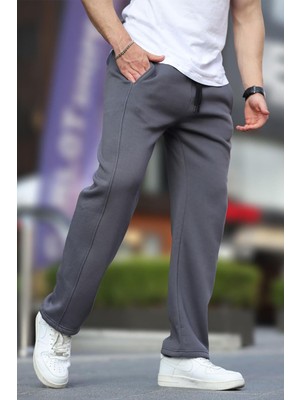 Füme Geniş Kesim Düz Paça Eşofman Altı 6550