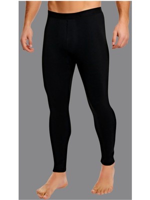 Erkek Siyah Termal Içlik Tayt