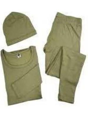 Erkek Asker Içlik Asker Thermal Üçlü Takım  Asker Içlik Seti