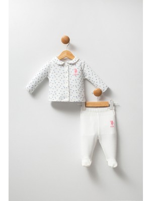U.s. Polo Assn. Kız Bebek Mavi Pijama Takım 50322896-VR036