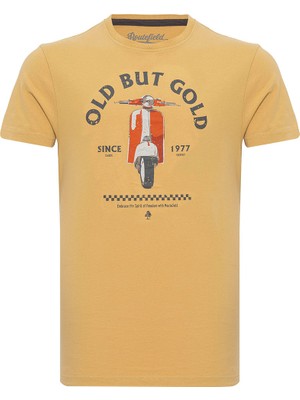 Routefield Taft Erkek Sarı Tişört