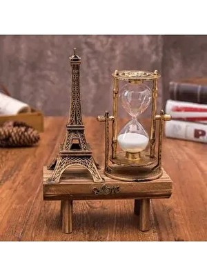 Kişiye Özel Eyfel Kulesi Paris Ahşap Kum Saati