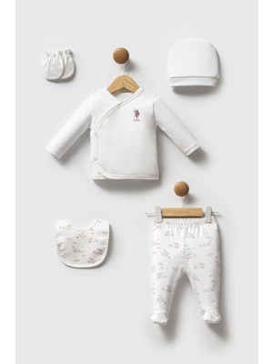 U.s. Polo Assn Hastane Çıkışı 5’li Set USB2705 Beyaz