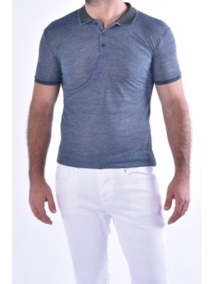 Ts 814 Slim Fit Lacivert Spor T-Shirt